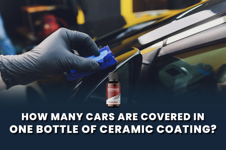 How many cars are covered in one bottle of Ceramic Coating? 